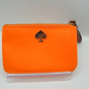 ORANGE KATE SPADE POUCH WALLET
